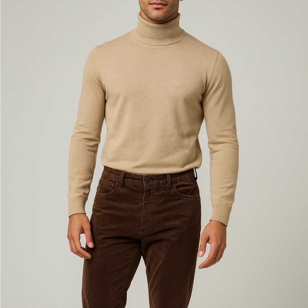 Men's Corduroy Pants in Rich Brown